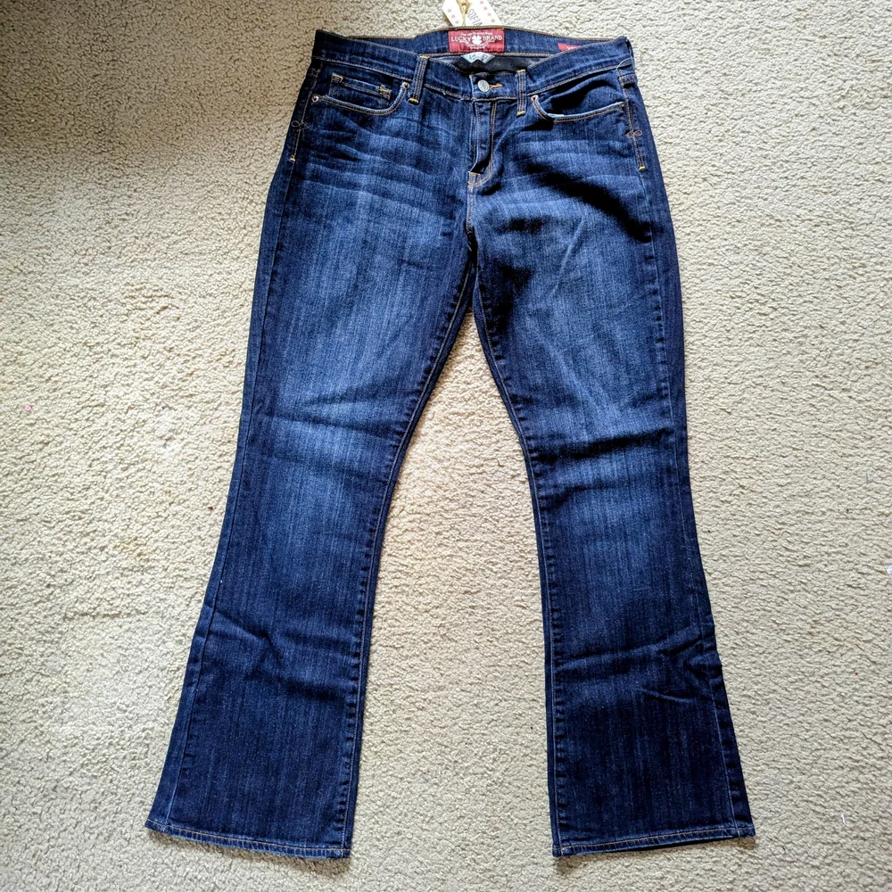 Lucky Brand Indigo Wide Leg Jeans - Picture 1 of 3